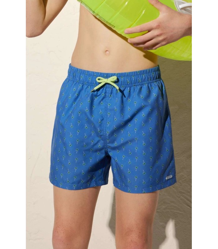 Bañador Juvenil Estampado Palmeras 90238 Ysabel Mora
