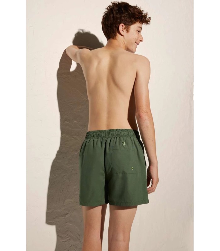 Bañador Juvenil Liso Verde Caqui 90239 Ysabel Mora