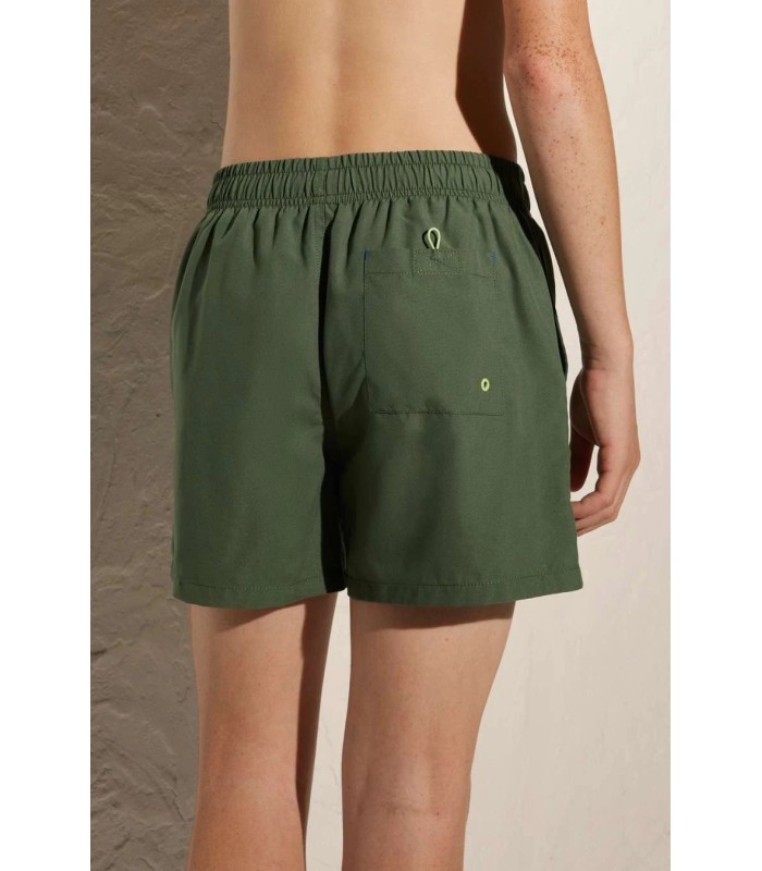 Bañador Juvenil Liso Verde Caqui 90239 Ysabel Mora