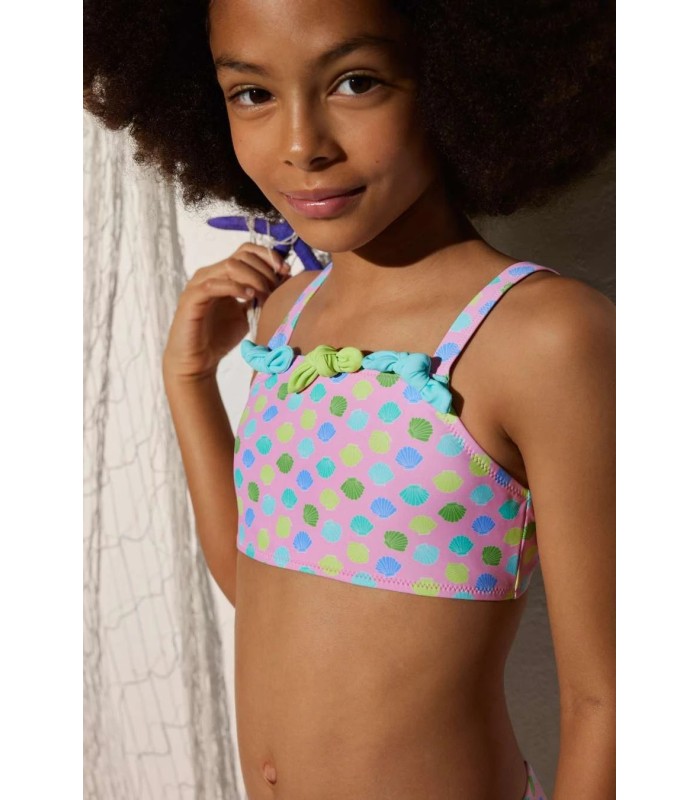 Bikini de Niña Estampado de Conchas 95101 Ysabel Mora