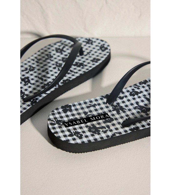 Chanclas Mujer Verano Negras 86007 Ysabel Mora