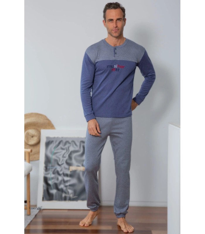 Pijama Hombre Interlock Afelpado 245639 Muslher