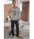 Pijama Hombre Interlock Afelpado 245652 Muslher