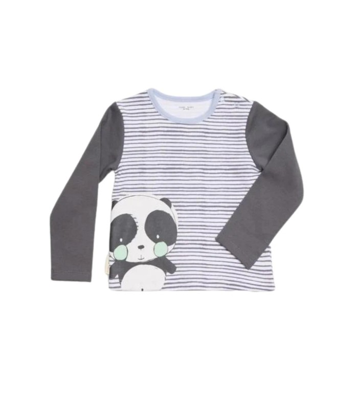 Conjunto Bebé Manga Larga 3 Piezas "Panda"