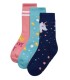 Calcetines Térmicos Antideslizantes de Niña "Unicornios"