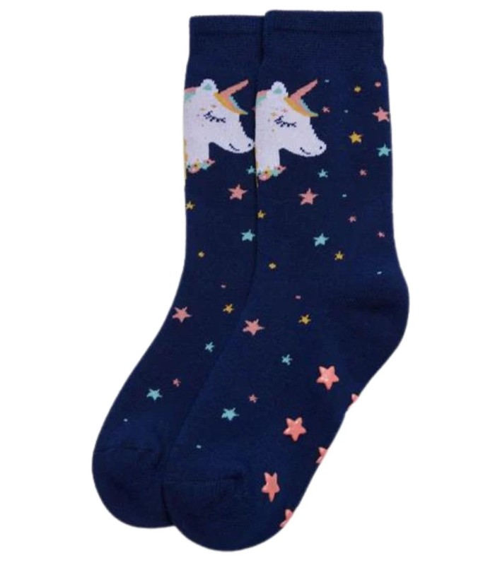 Calcetines Térmicos Antideslizantes de Niña "Unicornios"