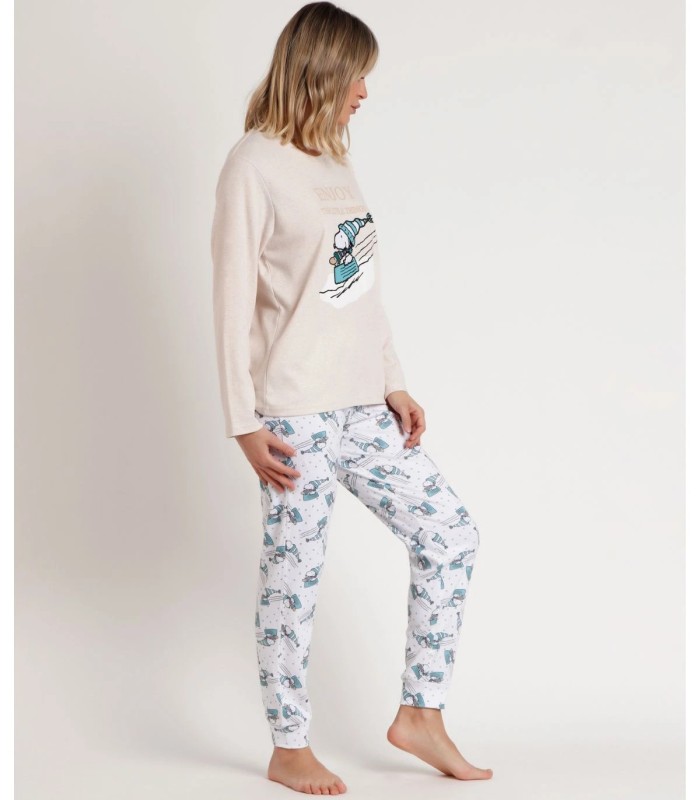 Pijama Invierno Mujer Interlock 62429 PEANUTS