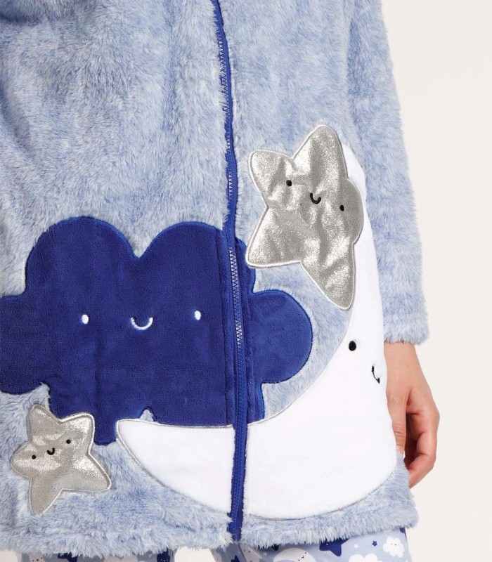 Bata Calentita ADMAS para Mujer con Cremallera "Dreams Come True"