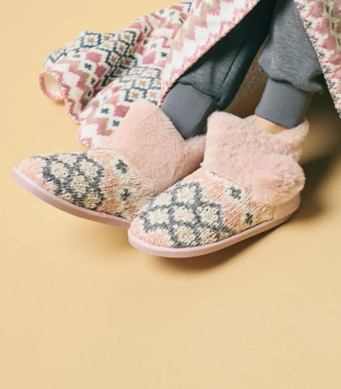 Botas de Casa Estampado de Geométrico Ysabel Mora