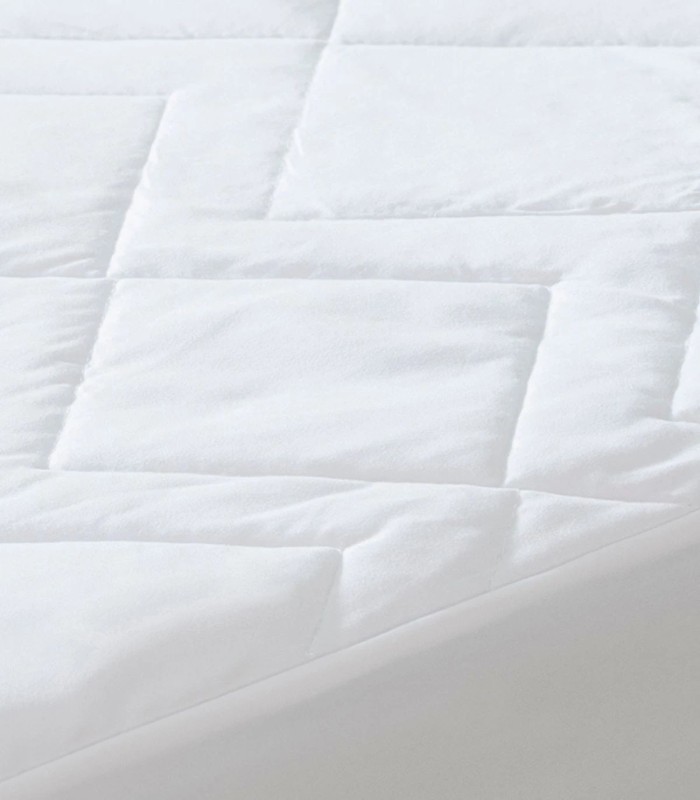 Cubrecolchón Velfont Microfibra Aloe Vera Reversible - Acolchado y Ajustable