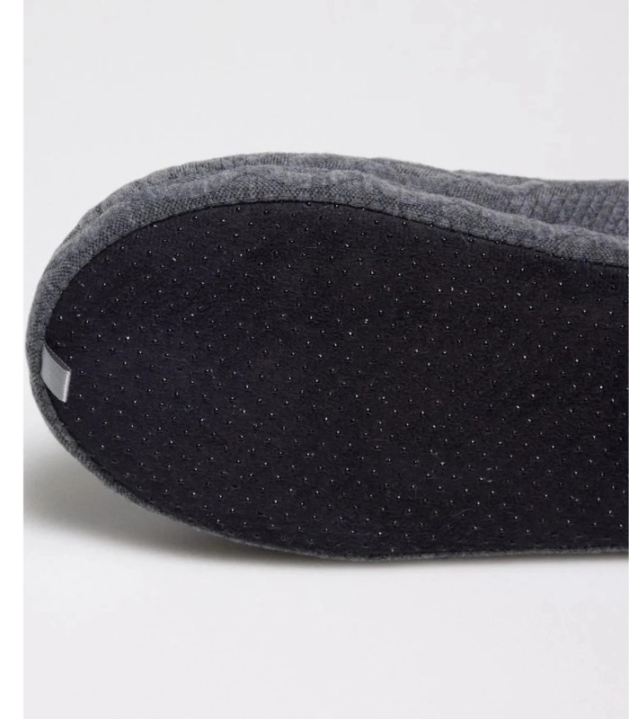 Zapatillas de Casa Hombre Color Gris de Ysabel Mora
