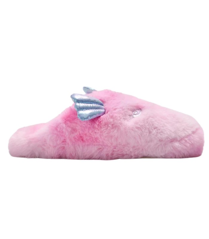 Zapatillas de Casa Niña Color Rosa con Aletas de Ysabel Mora