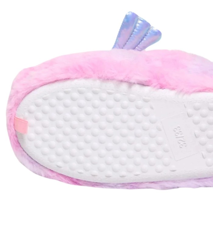 Zapatillas de Casa Niña Color Rosa con Aletas de Ysabel Mora