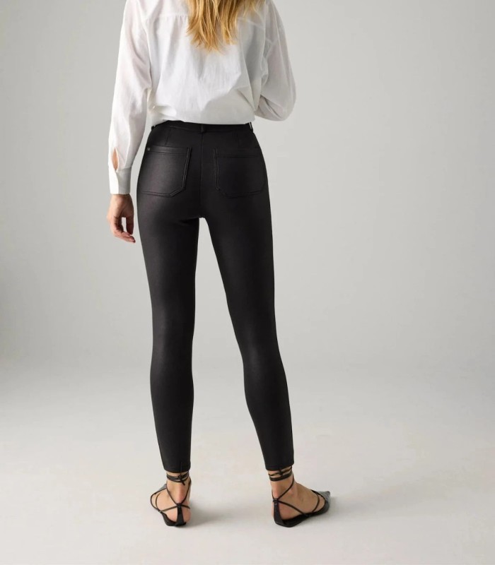 Pantalones Térmicos Mujer Negros Efecto Piel de Ysabel Mora