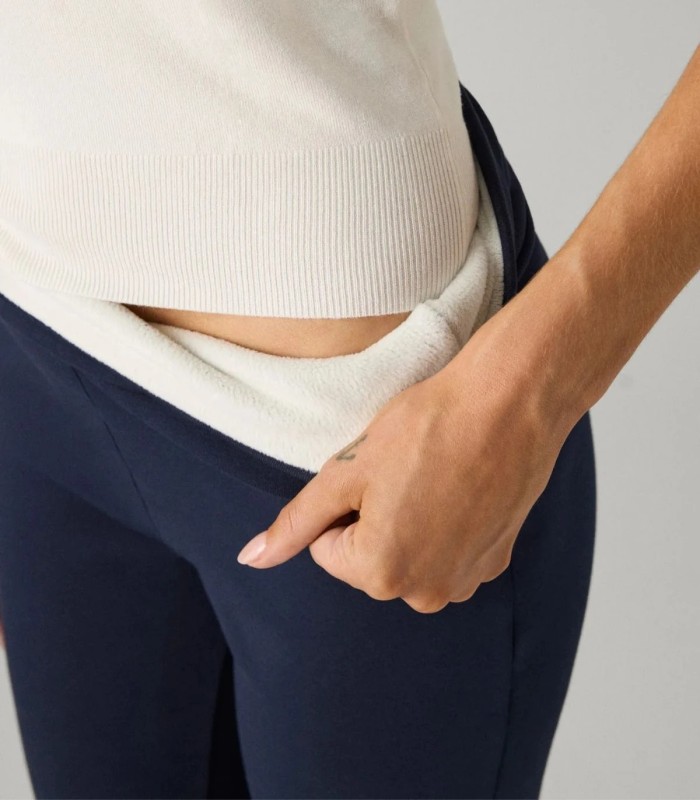 Leggings Térmicos Mujer de Algodón Azul Marino Ysabel Mora