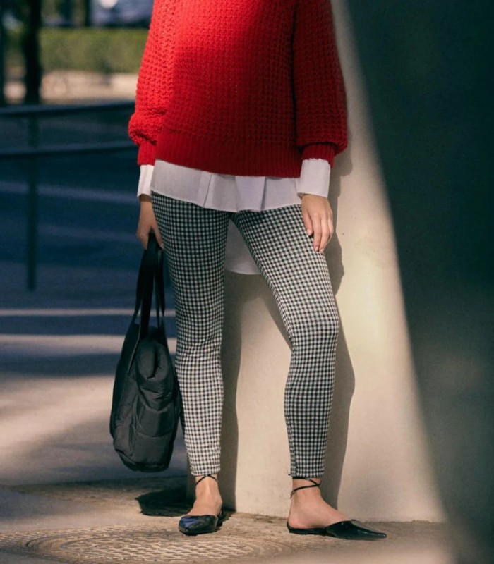 Legging Mujer Cuadro Vichi 70422 Ysabel Mora