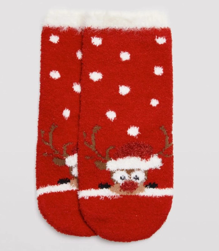 Calcetines antideslizantes bebé navideños