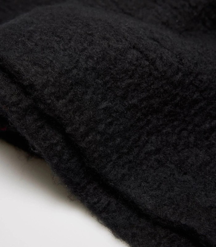 Pashmina Lisa con Flecos Negra Ysabel Mora