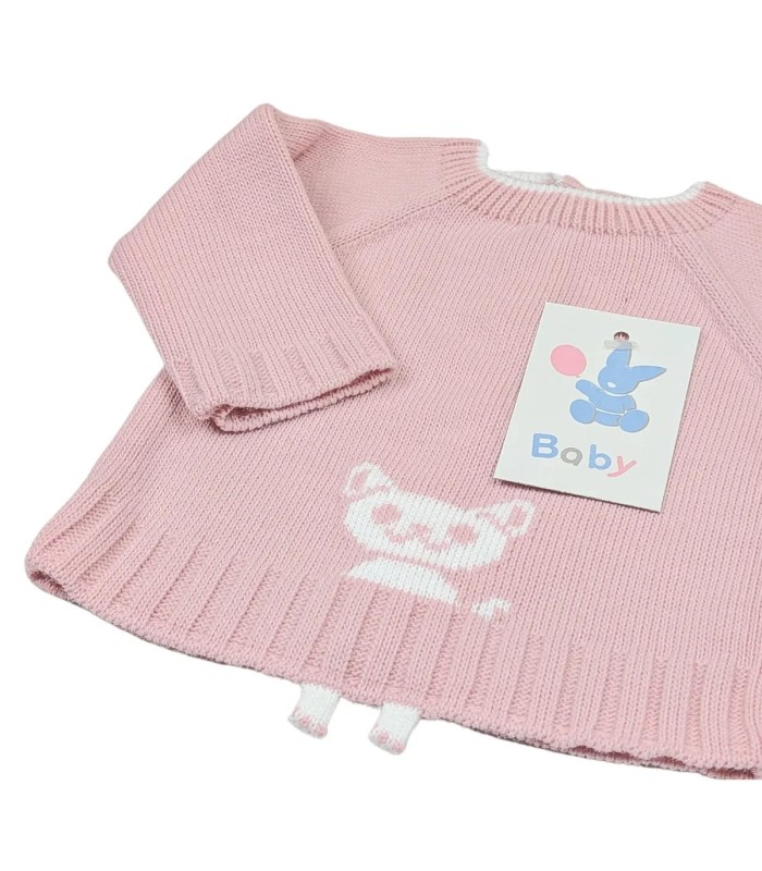 Conjunto de Bebé 3 Piezas con Jersey de Gatito