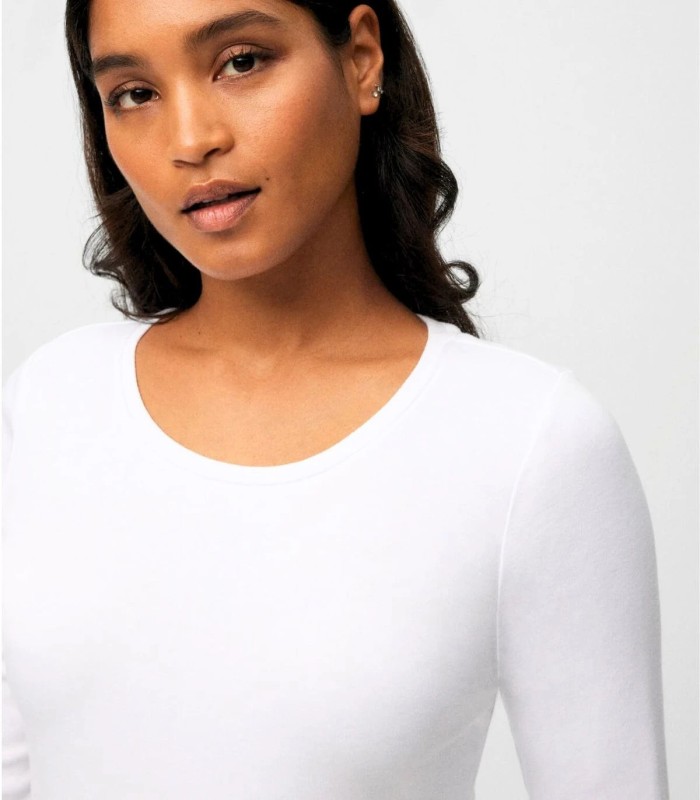 Camiseta Térmica Mujer de Algodón Manga Larga Cuello Redondo Ysabel Mora 70022