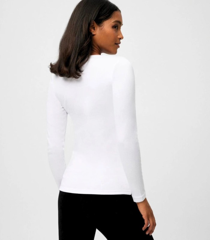 Camiseta Térmica Mujer de Algodón Manga Larga Cuello Redondo Ysabel Mora 70022