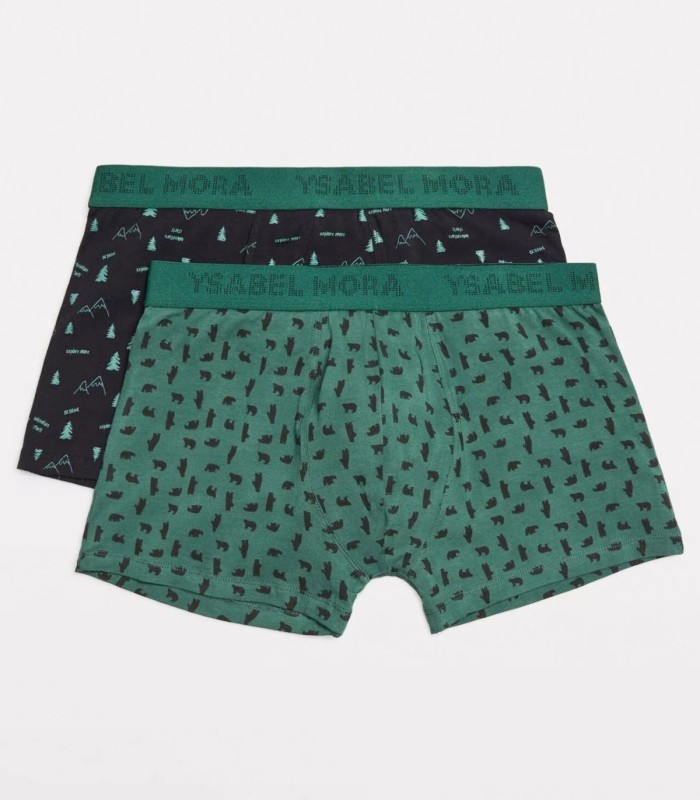 Pack de 2 Bóxers 20368 Ysabel Mora con Estampados de Montaña