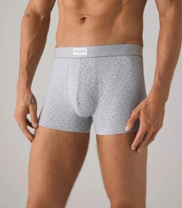 Pack de 2 Bóxers Estampados Marino y Gris 20372 Ysabel Mora