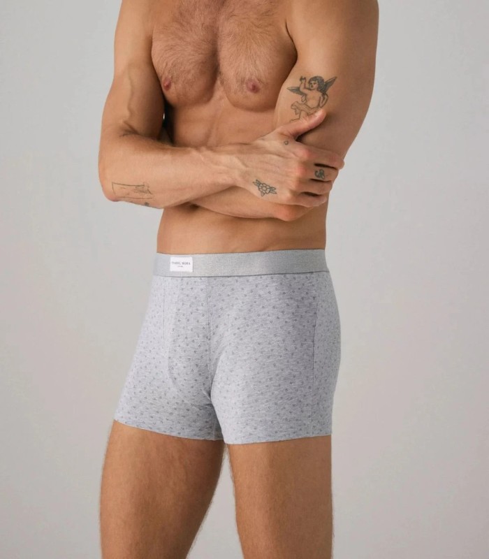 Pack de 2 Bóxers Estampados Marino y Gris 20372 Ysabel Mora