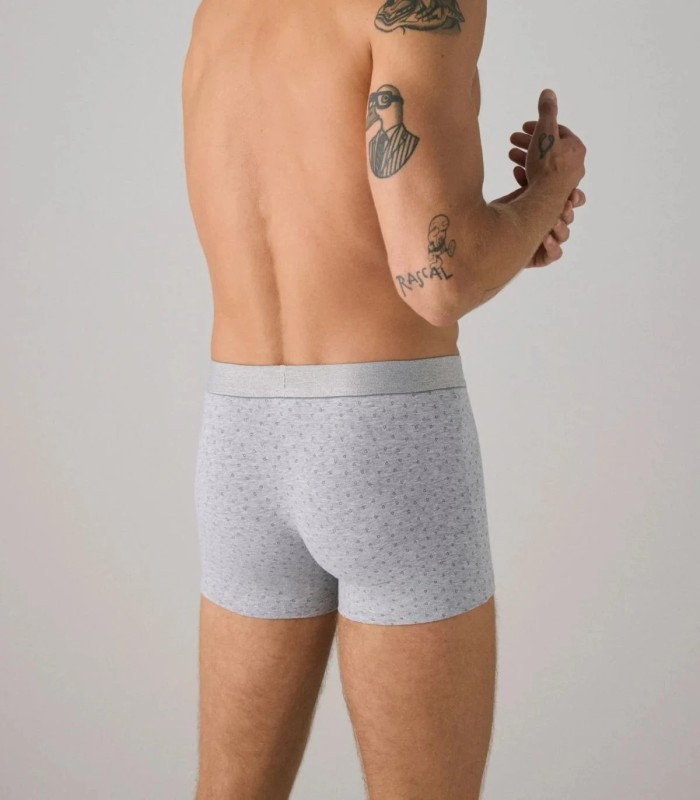 Pack de 2 Bóxers Estampados Marino y Gris 20372 Ysabel Mora