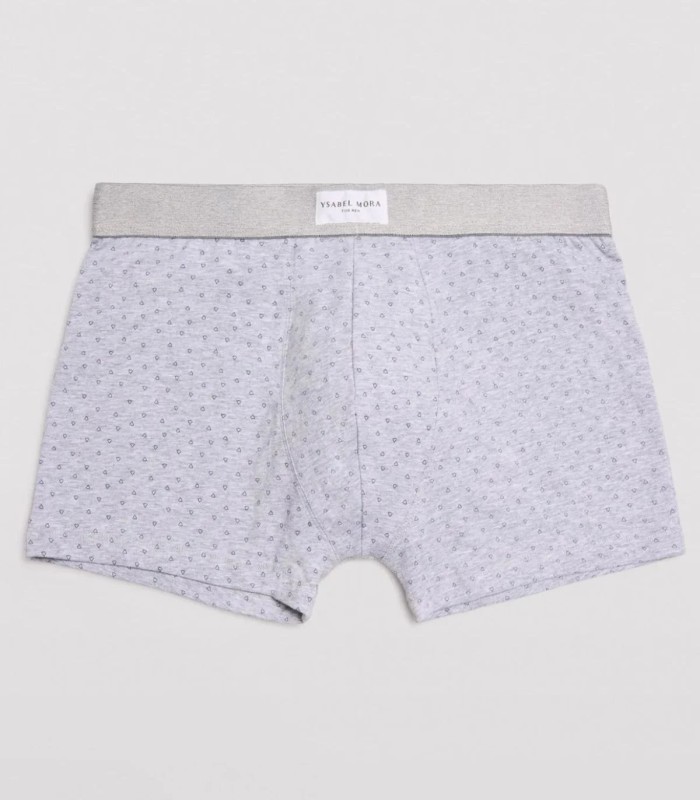 Pack de 2 Bóxers Estampados Marino y Gris 20372 Ysabel Mora
