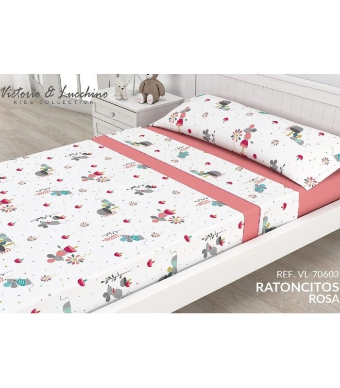 Juegos de Sábanas Infantiles Ratoncitos de Vicctorio Lucchino