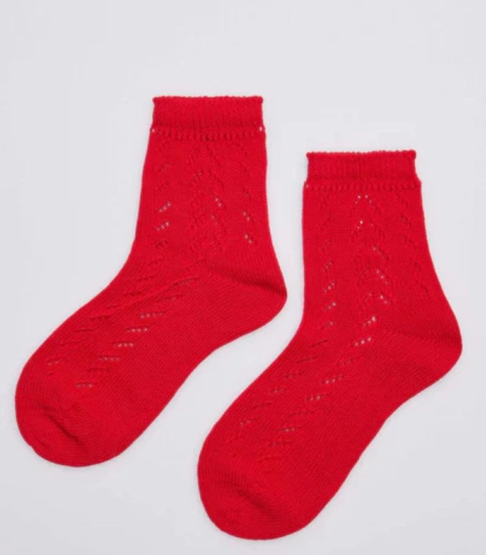 Calcetín Infantil Calado Ysabel Mora 52344
