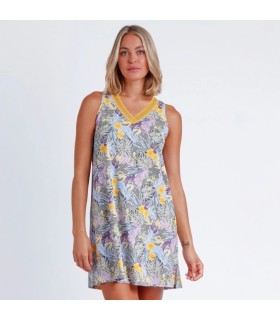 Camisón Mujer Viscosa Estampada Admas