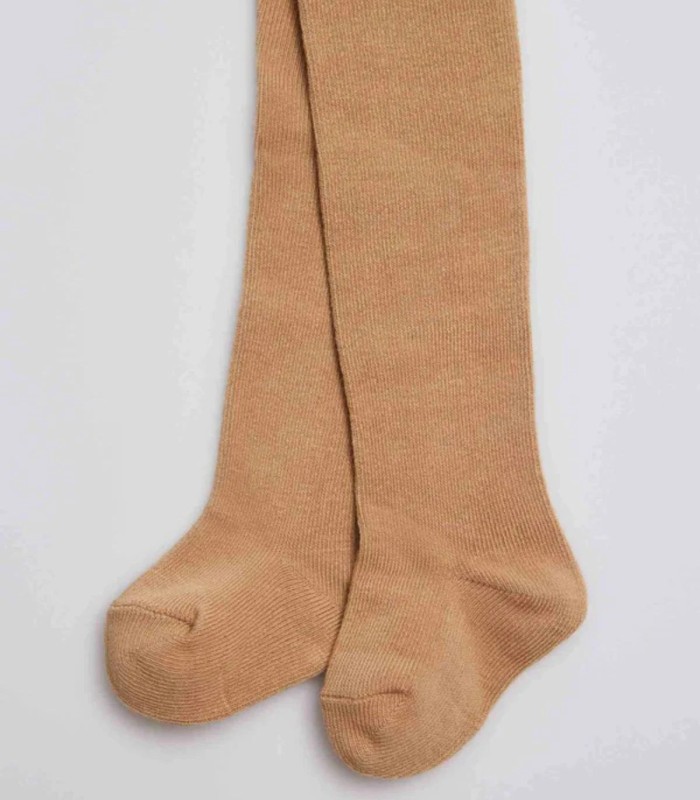 Leotardo Bebé Liso Color Camel Ysabel Mora 56980