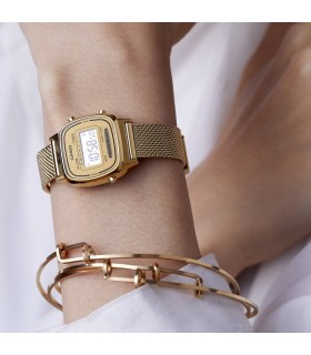 Casio Original LA670WEMY-9EF Reloj Mujer Digital Dorado - 000360103