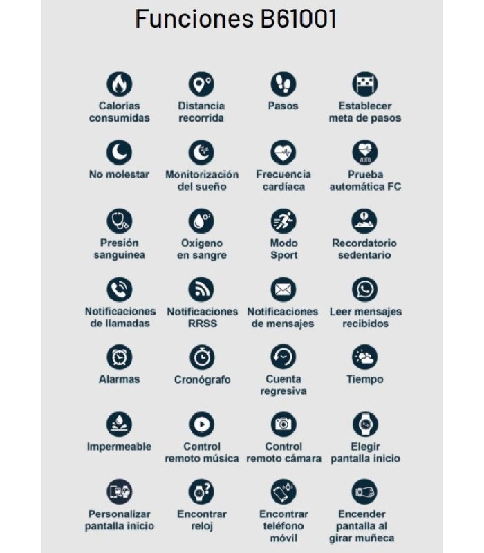 Marea B61001/2 Reloj Hombre Smartwatch Tamaño 44 mm - B61001/2