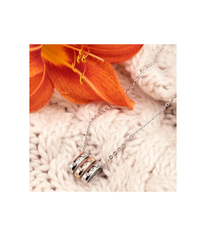 Morellato SAKM77 Colgante Mujer Acero Bicolor Círculos - 000560243