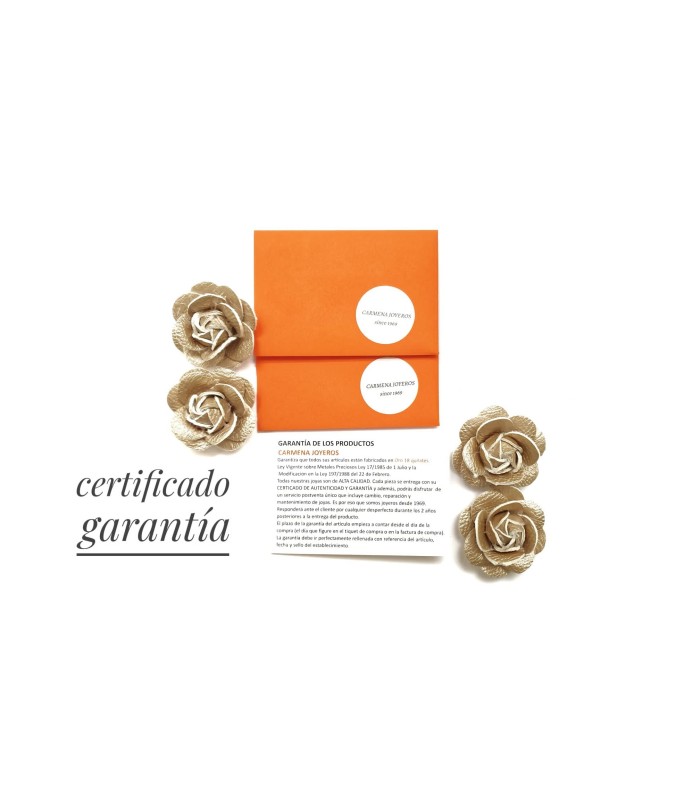 Pendientes Mujer Oro Bicolor 18 Ktes Nudo 7 x 12 mm - 000023183