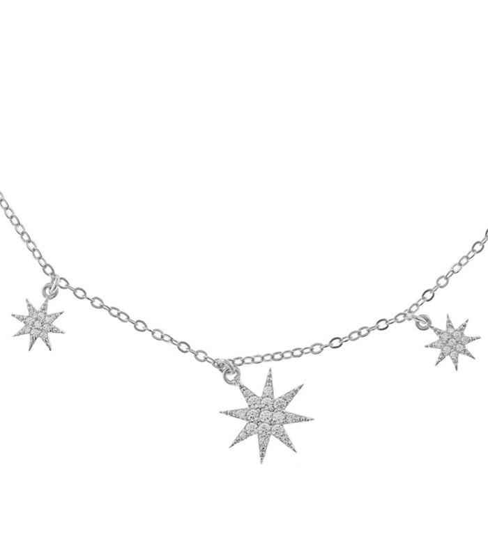 Salvatore Plata Tobillera Mujer Plata Estrellas - 000230696