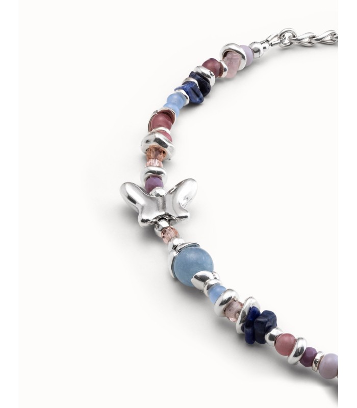 Uno de 50 PUL2378MCLMTL0M Metamorphosis Pulsera Mujer Chapado Plata Mariposa - 000500799