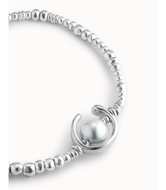 Uno de 50 COL0970BPLMTL0U UNA VUELTA MÁS,OH, OH, OH... Collar Mujer Metal Perla - 000500387