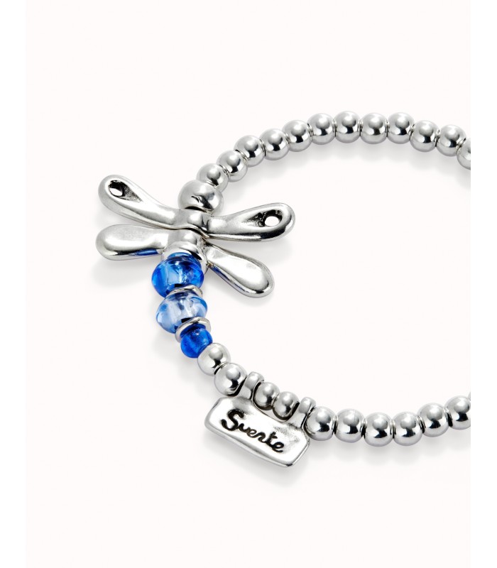 Uno de 50 PUL2475AZUMTL0M Ser Rebelde Pulsera Mujer Libélula Cristales - 000500040