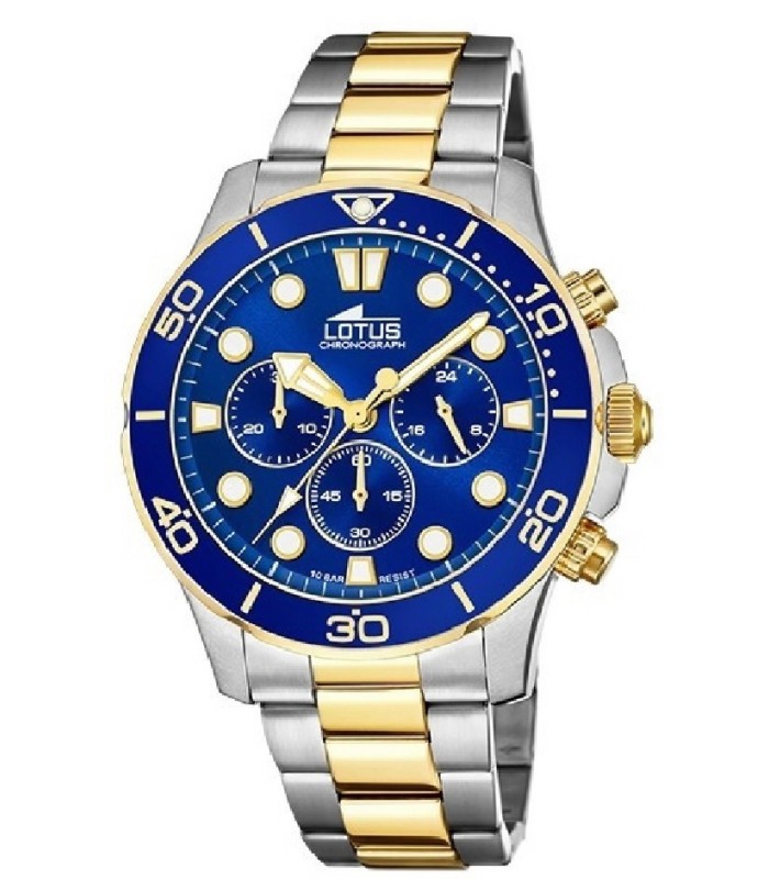 Lotus Reloj Hombre Crono Acero Bicolor - 18757/1