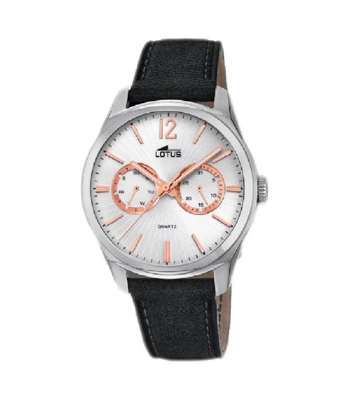 Lotus Reloj Hombre Acero Cuero - 18374/1