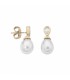 Majorica 12267.01.1.000.010.1 Pendientes Mujer Plata Dorada Perlas - 000450429