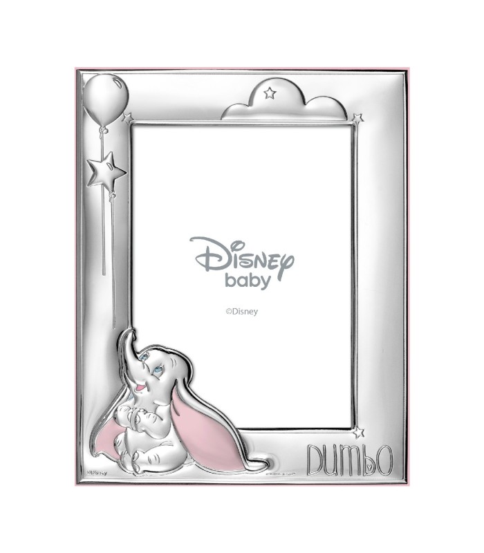 Marco Niña Plata Bilaminada Dumbo Tamaño 9 x 13 cm Esmaltes - 000220021