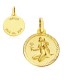Horóscopos Oro 18 ktes Macizo VIRGO 20 mm - 000020109