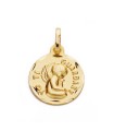 Medalla Niño Oro 18 ktes Ángel de la Guarda Macizo Tam 16 mm - 000020686