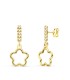 Pendientes Niña Oro 18 ktes Flor - 000150947
