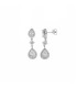 Salvatore Plata Pendientes Mujer Plata Circonitas Novias - 000230804